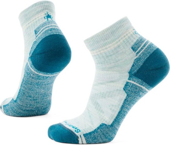 Thumbnail - Smartwool - Women's Performance Hike Light Cushion Ankle - Wandersocken Gr L grau/türkis