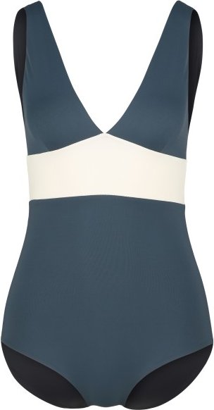MYMARINI - Women's Plungesuit - Badeanzug Gr XL blau