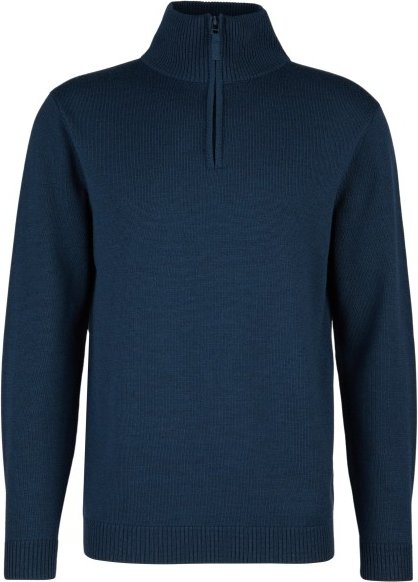 Stoic - MerinoKnit MMXX.Kniva Half Zip - Merinopullover Gr M blau
