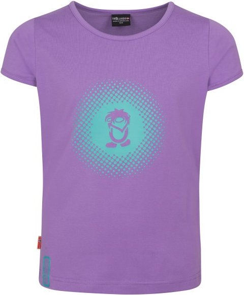 Trollkids - Girls Logo T - T-Shirt Gr 128 lila
