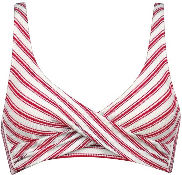 Thumbnail - Watercult - Women's Seaside Splash Cross-Over Bikini Top - Bikini-Top Gr 42 - Cup: C rosa