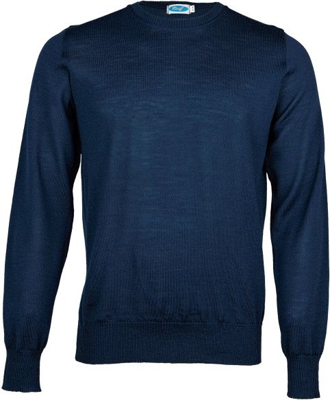 Reiff - Pullover Marcel - Merinopullover Gr 50/52 blau