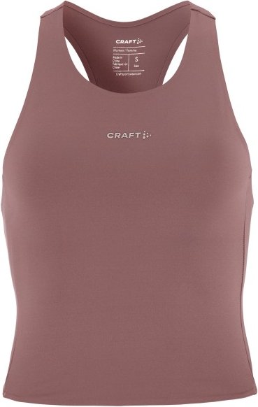 Craft - Women's Hypervent Cropped Pocket Singlet - Laufshirt Gr XL braun