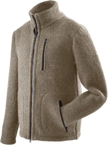Mufflon - Klaas - Merinojacke Gr XL grau/braun