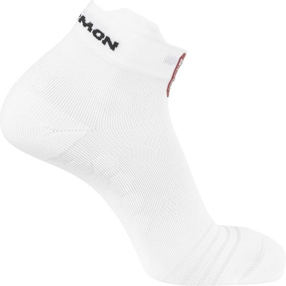 Thumbnail - Salomon - S/Lab Glide Ankle - Laufsocken Gr 36-38 weiß