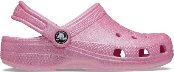 Thumbnail - Crocs - Kid's Classic Glitter Clog - Sandalen Gr 24-25 rosa