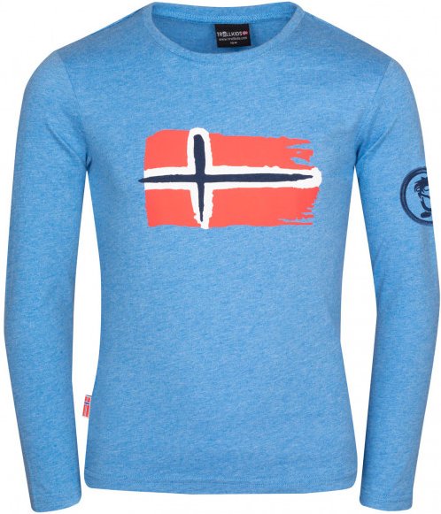 Trollkids - Kid's Oslo - Longsleeve Gr 92 blau