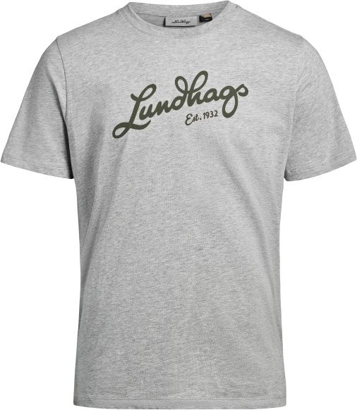 Lundhags - Järpen Logo T-Shirt - T-Shirt Gr L grau