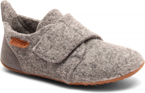 Thumbnail - Bisgaard - Kid's Casual Wool - Hüttenschuhe Gr 26 grau