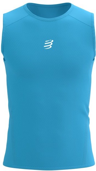 Compressport - Trail Racing Tank - Laufshirt Gr S blau