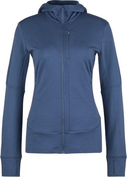 Icebreaker - Women's Merino 260 Quantum IV L/S Zip Hoodie - Merinohoodie Gr M blau