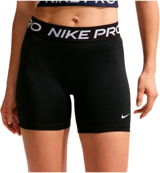 Nike - Women's Pro Mid-Rise 5 Biker Shorts - Shorts Gr S schwarz