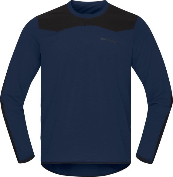 Thumbnail - Norrøna - Skibotn Equaliser Tech Long Sleeve - Radtrikot Gr XL blau