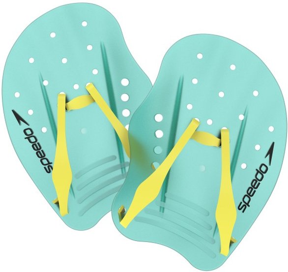 Speedo - Tech Paddle - Schwimmhilfe Gr L arctic glass