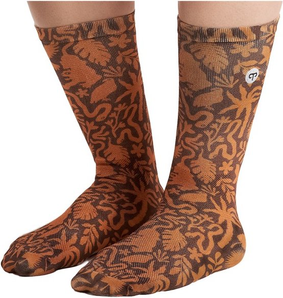 Thumbnail - PEPPERMINT - Women's Signature Socks Print - Radsocken Gr M/L braun