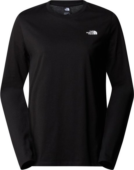 Thumbnail - The North Face - Women's L/S Simple Dome Tee - Longsleeve Gr XS schwarz