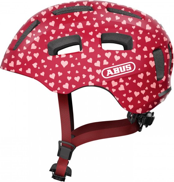 ABUS - Kid's Youn-I 2.0 - Radhelm Gr 48-54 cm - S cherry heart