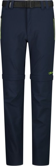 Thumbnail - CMP - Boy's Zip Off Pant with Belt - Zip-Off-Hose Gr 104 blau