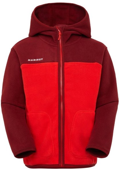 Mammut - Kid's Waymarker Midlayer Hooded Jacket - Fleecejacke Gr 116 rot