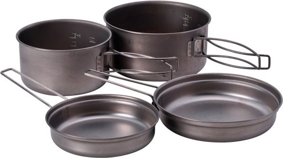 Snow Peak - Titanium Multi Compact Cook Set - Kochset grau