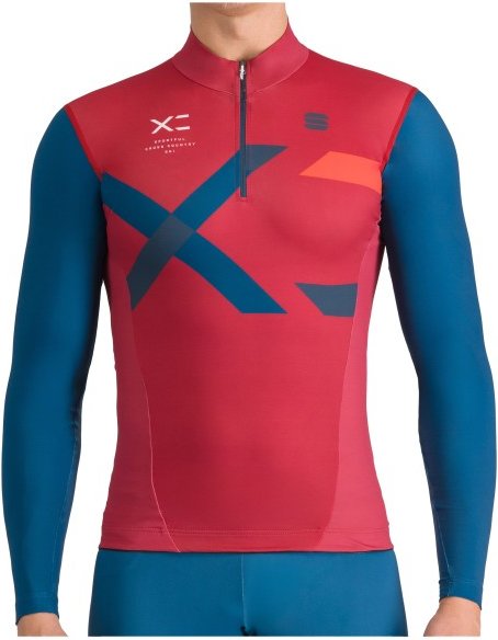 Thumbnail - Sportful - Squadra Jersey - Langlaufjacke Gr M rot/blau