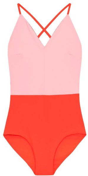 MYMARINI - Women's Summersuit - Badeanzug Gr M rot/rosa