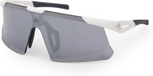 adidas eyewear - SP0107 Mirror Cat: 3 - Fahrradbrille grau/weiß