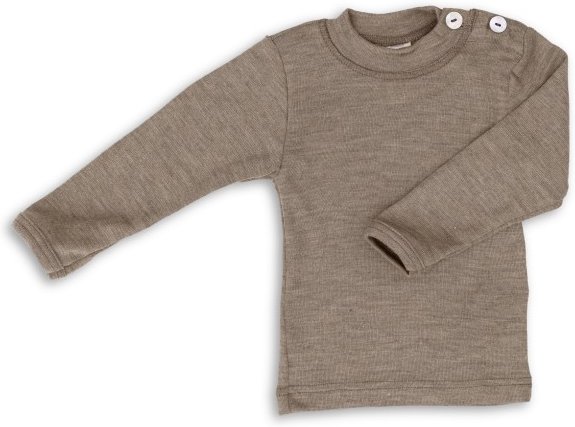 Thumbnail - Engel - Baby-Langarm-Shirt - Longsleeve Gr 74/80 braun