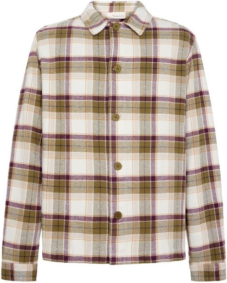 Thumbnail - KnowledgeCotton Apparel - Big Checked Heavy Flannel - Hemd Gr L beige
