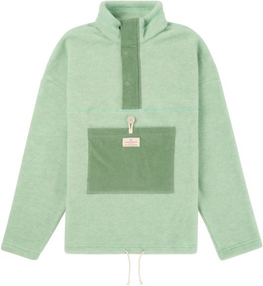 Amundsen Sports - Vagabond Cord Fleece - Fleecepullover Gr S grün