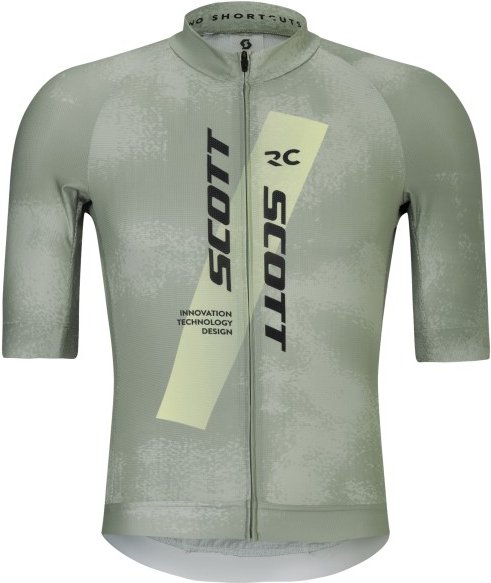Scott - Jersey Rc Pro S/S - Radtrikot Gr XL grau/oliv