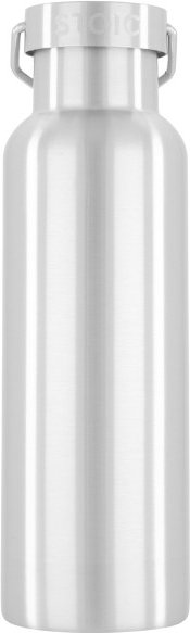 Thumbnail - Stoic - HeladagenSt. Insulated Stainless Steel Bottle 500 - Isolierflasche Gr 500 ml weiß/grau