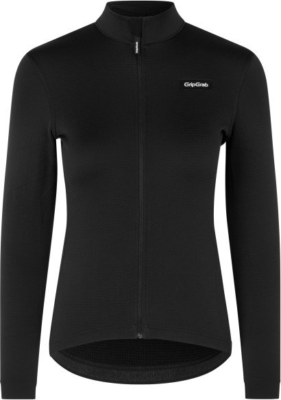 Thumbnail - GripGrab - Women's EXPLR Merinotech Thermal L/S Jersey - Radtrikot Gr S schwarz