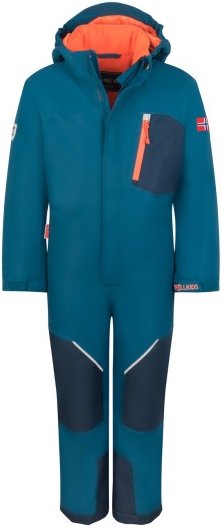 Trollkids - Kid's Isfjord Snowsuit XT - Overall Gr 140 blau