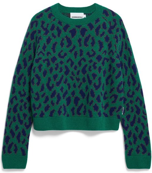 Thumbnail - ARMEDANGELS - Women's Diliriaa Leopaa - Pullover Gr XS blau
