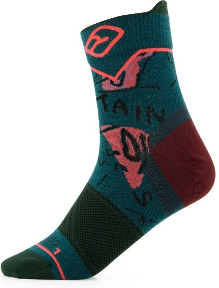 Ortovox - Women's Alpine Light Quarter Socks - Merinosocken Gr 42-44 bunt