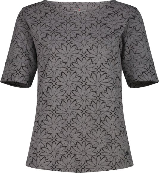 CMP - Women's S/S T-Shirt Floral - Funktionsshirt Gr 36 grau