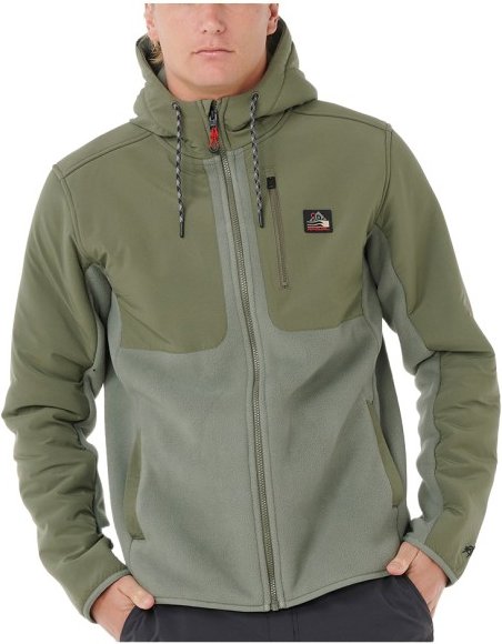 Rip Curl - Anti Series Search - Fleecejacke Gr L oliv