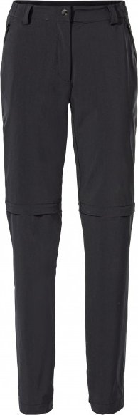 Vaude - Women's Yaras Zip Off Pants - Radhose Gr 44 - Long schwarz/grau