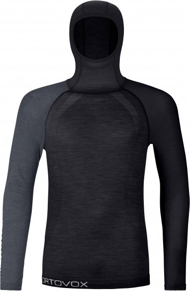 Ortovox - 120 Comp Light Hoody - Merinounterwäsche Gr L schwarz