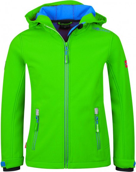 Trollkids - Kid's Trollfjord Jacket - Softshelljacke Gr 152 grün