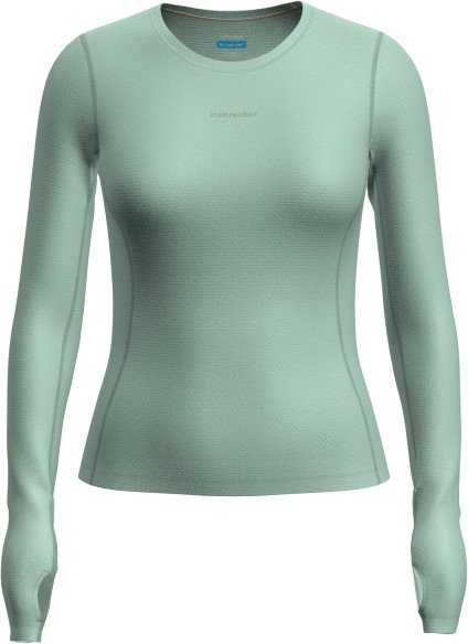 Icebreaker - Women's Merino75 CoolLiteFeatherlight L/S Crewe - Longsleeve Gr S türkis/grün