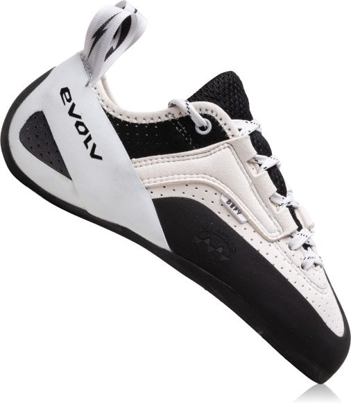 Thumbnail - Evolv - Defy Lace LV - Kletterschuhe Gr 36 grau/weiß