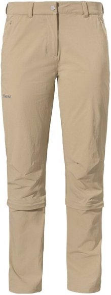 Thumbnail - Schöffel - Women's Pants Engadin1 Zip Off - Zip-Off-Hose Gr 42 - Regular beige