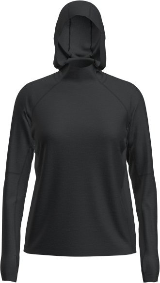 Icebreaker - Women's 150 MerinoFine Ace L/S Hoodie - Merinoshirt Gr XL schwarz