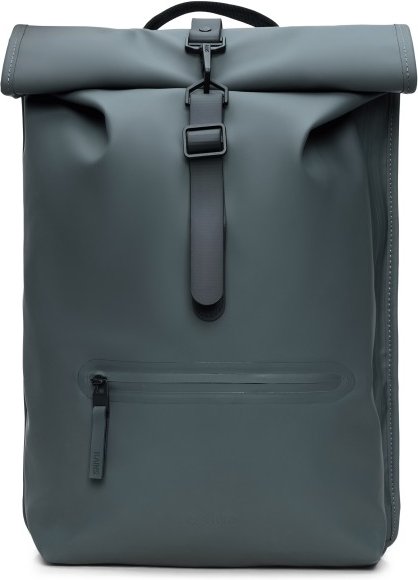 Rains - Rolltop Rucksack W3 17 - Daypack blau/grau