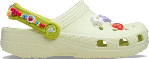 Thumbnail - Crocs - Kid's Classic Graphic Clog - Sandalen Gr 34/35 beige/grün