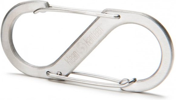 Klean Kanteen - S-Karabiner - Materialkarabiner Gr Small brushed stainless