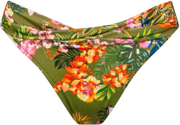 Watercult - Women's Sunset Florals Bikini Bottoms 640 - Bikini-Bottom Gr 40 oliv