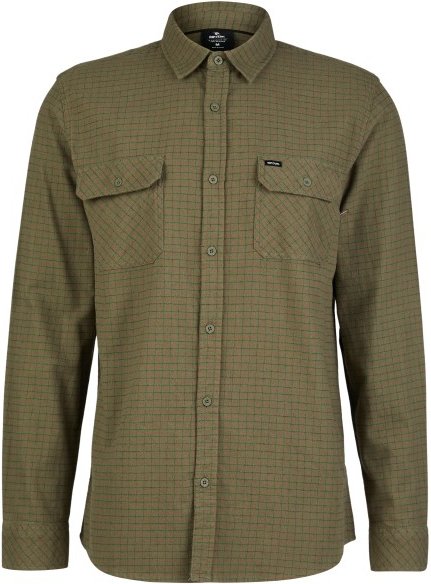 Rip Curl - Classic Surf Checked In Flanne - Hemd Gr XXL oliv